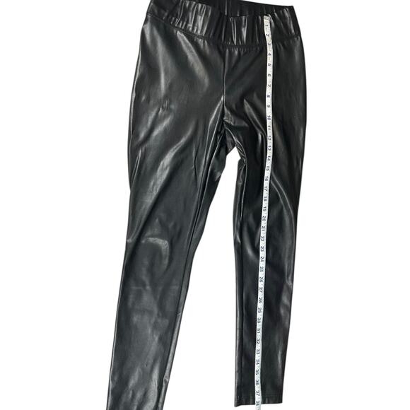 I.N.C International Concepts Women's High Rise Faux Leather Pants Size 8 Skinny - Picture 5 of 9
